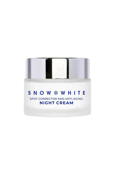 Snow White Cilt Beyazlatıcı , Aydınlatıcı Leke Karşıtı Gece Bakım Kremi 50 ml