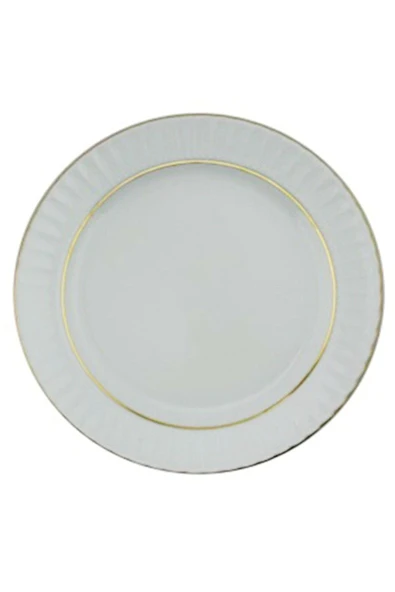 Mat Yaldızlı 16cm Düz Pasta Tabağı 12'li Sf16du23