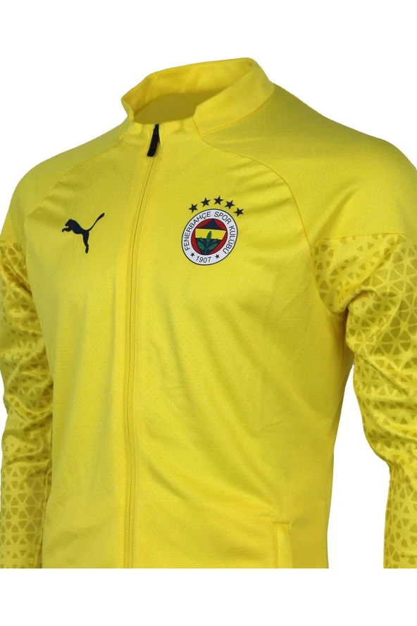 Fenerbahçe Orijinal 23/24 A Takım Tam Fermuarlı Futbolcu Sweat + Bileklik Set Özel Ahşap Kutulu - 4
