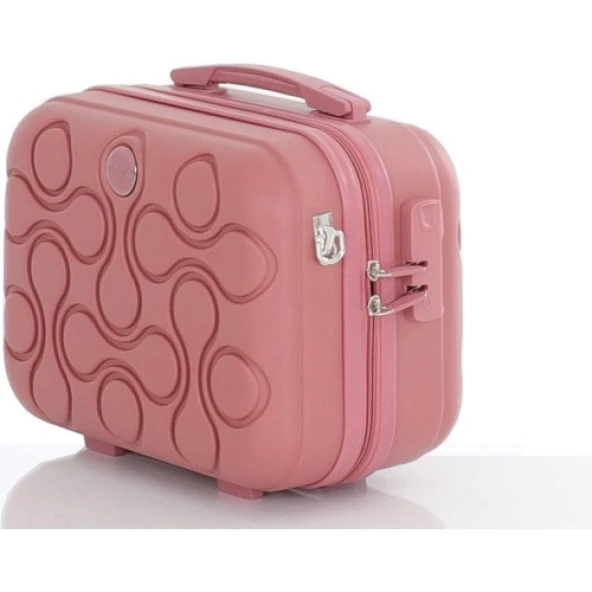 Mçs Polipropilen 3'lü Valiz Seti Orta & Kabin & Makyaj V376 - Resim 5