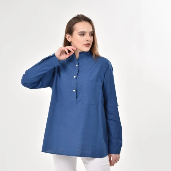 HAKİM YAKA GÖMLEK MODA - 9