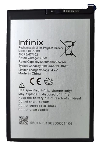 Infinix HOT 10T Batarya Pil Sıfır Orijinal