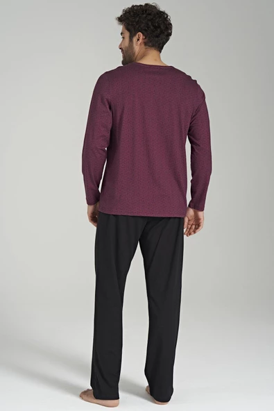 Pijadore 1687 Erkek Uzun Kollu Pijama Takımı - 5