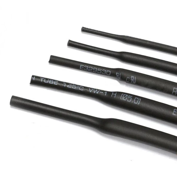 Polyolefin Isı Shrink Tüp 2:1 Daralan Makaron Boru Çap Ø6,0mm 10 x 1 Metre - 2