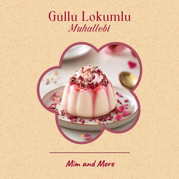 Mim and More Güllü Lokum 200 Gr - 4