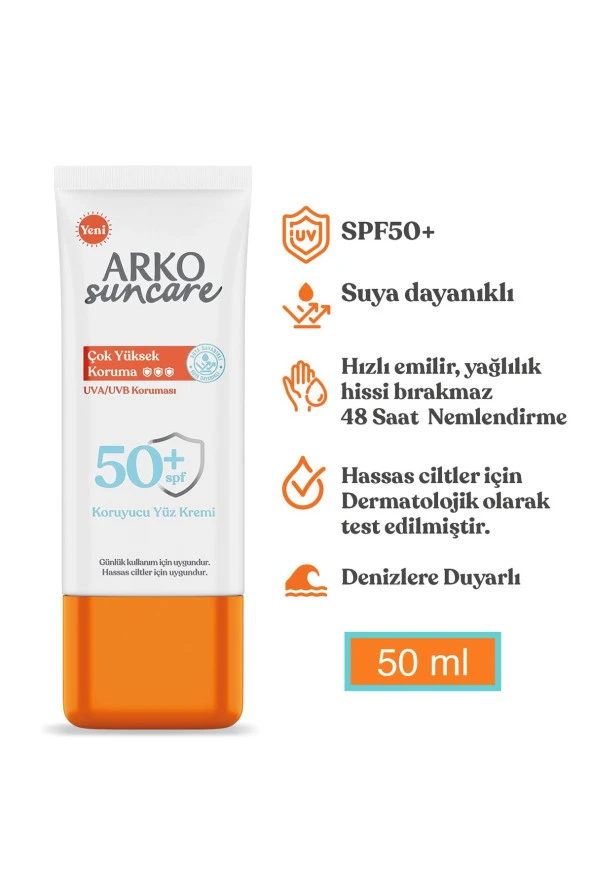 ARKOSUN CARE YÜZ KRM SPF50+50ML