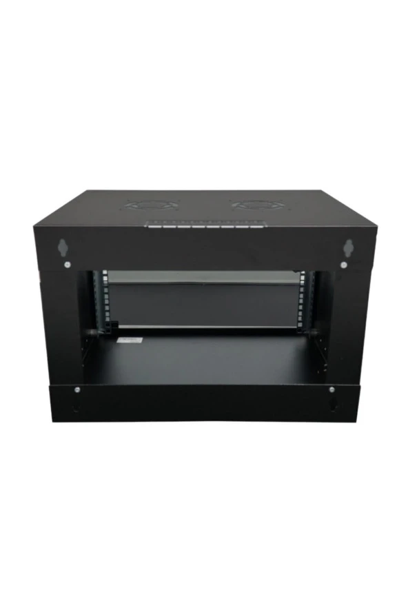 15U 600x600 Mm Duvar Tipi Soho Rack Kabinet Siyah 2 Yıl Üretici Garantili - 5