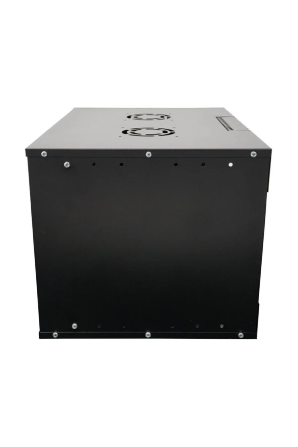 15U 600x600 Mm Duvar Tipi Soho Rack Kabinet Siyah 2 Yıl Üretici Garantili - 6