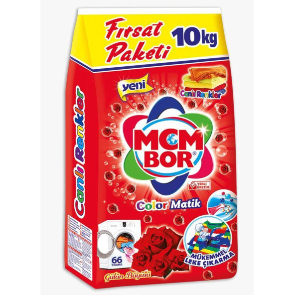 MCM BOR RENKLİLER İÇİN ÇAMAŞIR DETERJANI 10 KG