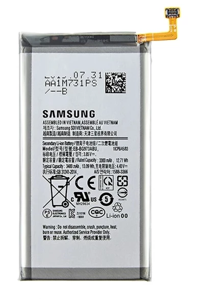 Samsung Galaxy S10 - SM-G973 Batarya Pil Sıfır Orijinal