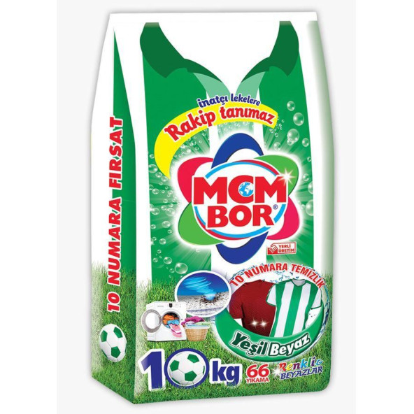 MCM BOR RENKLİ VE BEYAZLAR İÇİN TOZ ÇAMAŞIR DETERJANI 10 KG