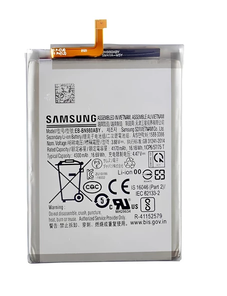 Samsung Galaxy NOTE 20 - SM-N980 Batarya Pil Sıfır Orijinal