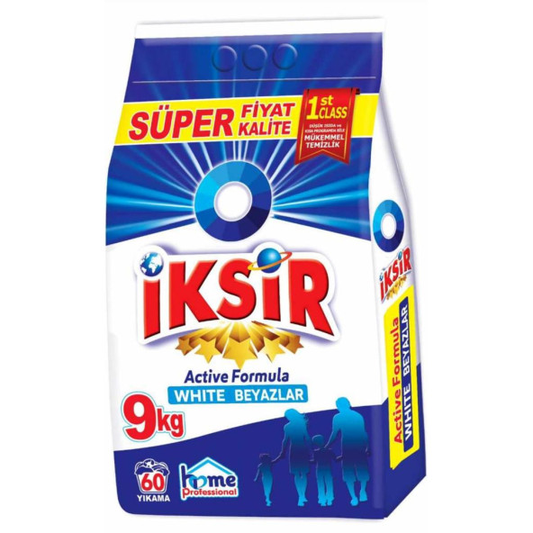 İKSİR BEYAZLAR İÇİN TOZ DETERJAN 9 KG