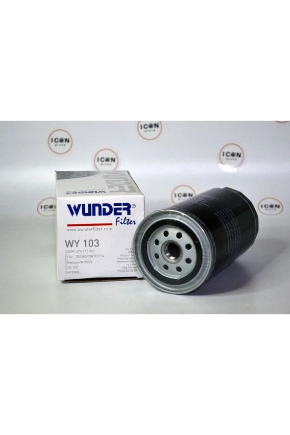 Icon Group - Volkswagen VW Group Transporter T4 Yağ Filtresi - WY 103 - Resim 2