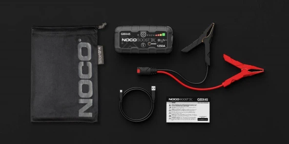 Noco Boost X GBX45 12V 1250 Amper Lityum Akü Takviye + Powerbank + Led Lamba  + Eva Çanta - Resim 8