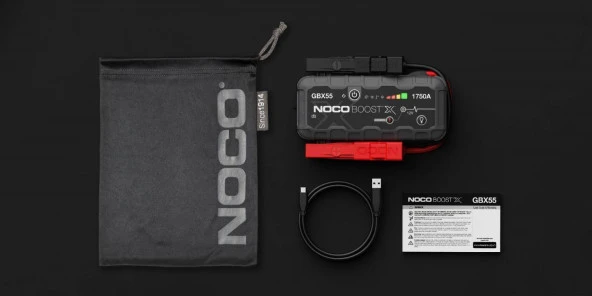 Noco Boost X GBX55 12V 1750 Amper Lityum Akü Takviye + Powerbank + Led Lamba  + Eva Çanta - Resim 8