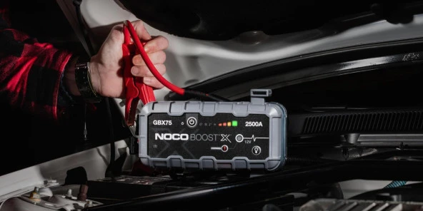 Noco Boost X GBX75 12V 2500 Amper Lityum Akü Takviye + Powerbank + Led Lamba  + Eva Çanta - Resim 2