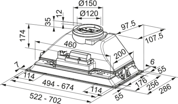 Aspıratör Box Fbı 525 Bk