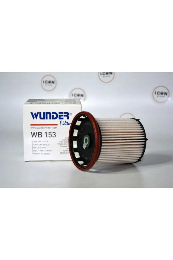 Icon Group - Volkswagen Audi - Seat - Skoda VW Group 1.6 - 2.0 Tdı Yakıt Filtresi - WB 153 - Resim 3