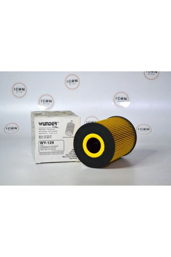 Icon Group - Porsche 911 - Cayenne - Panamera 3.6 - 3.0 - 4.8 Yağ Filtresi - WY 129 - Resim 2