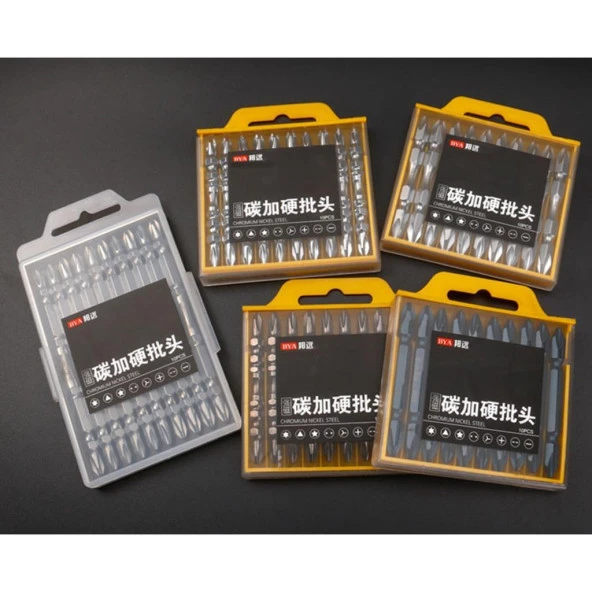 PH2 Manyetik Yıldız Vidalama Ucu S2 Krom Nikel Çelik 5 Parça Set - 12