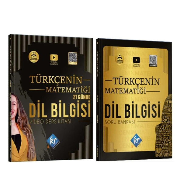 Kr Akademi TYT AYT KPSS Dil Bilgisi Türkçenin Matematiği Video Ders Kitabı ve Soru Bankası Seti