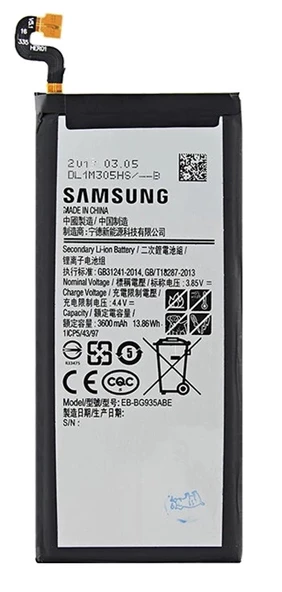 Samsung Galaxy S7 EDGE - SM- G935 Batarya Pil Sıfır Orijinal - 1