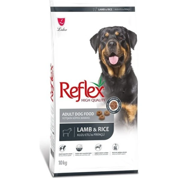 Reflex Kuzulu ve Pirinçli 10 kg Yetişkin Köpek Maması