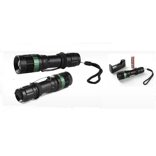 Power Style 500 Lumen 600 Metre ışık Uzantılı Zoomlu şarjlı El Feneri 6109 - 2