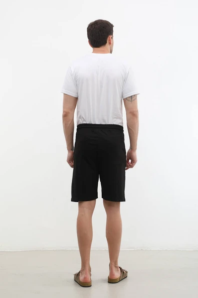 Erkek Düz Penye Şort - 9