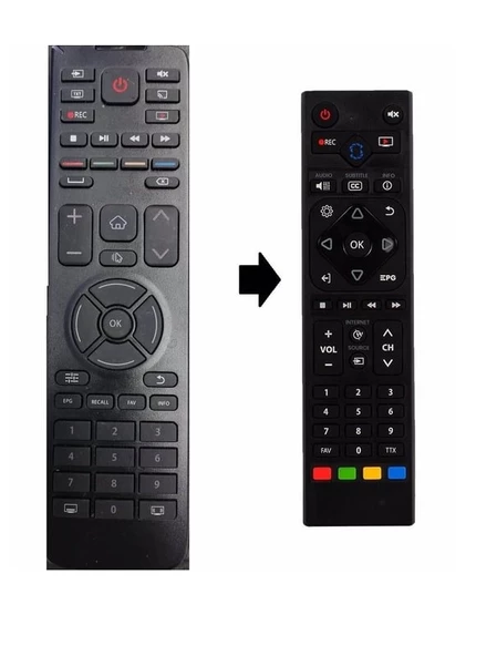 HRL0197 AXEN ANDROID SMART LED TV KUMANDA