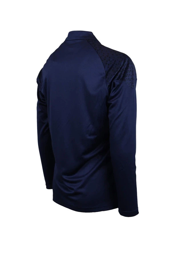 Fenerbahçe Orijinal 23/24 A Takım Hoca Yarım Fermuar Lacivert Sweat + Kalem Set Ahşap Kutulu - 6