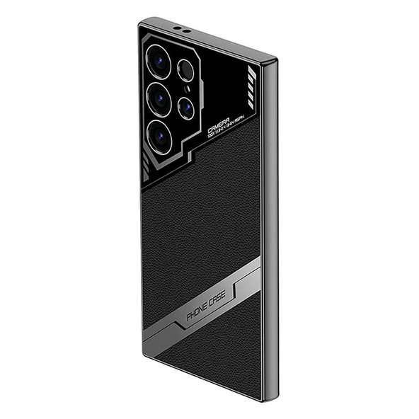Vendas Samsung Galaxy S23 Ultra Kılıf Kamera Korumalı Suni Deri Tasarım Zore Yeni Seri Procase Kapak - 4