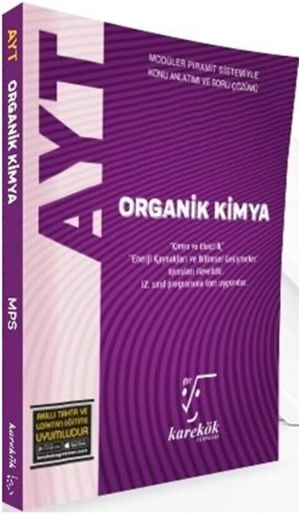 YKS AYT Organik Kimya MPS Konu Anlatımlı Karekök Yayınları