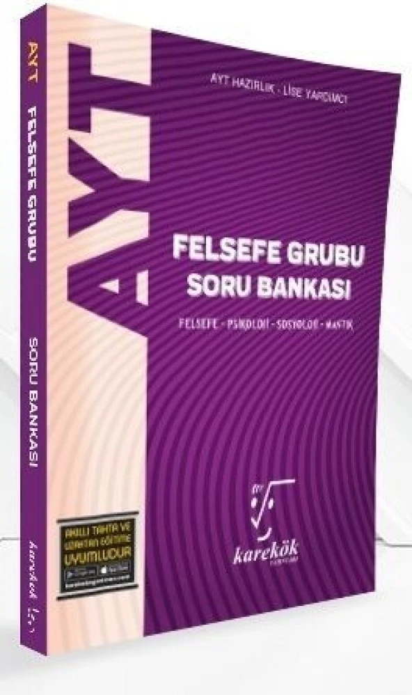 AYT Felsefe Grubu Soru Bankası Karekök Yayınları