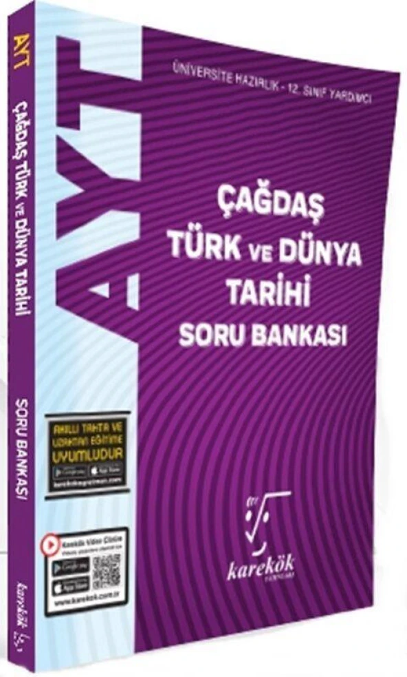 AYT Çağdaş Türk ve Dünya Tarihi Soru Bankası Karekök Yayınları