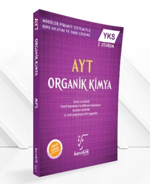 AYT Organik Kimya Soru Bankası Karekök Yayınları