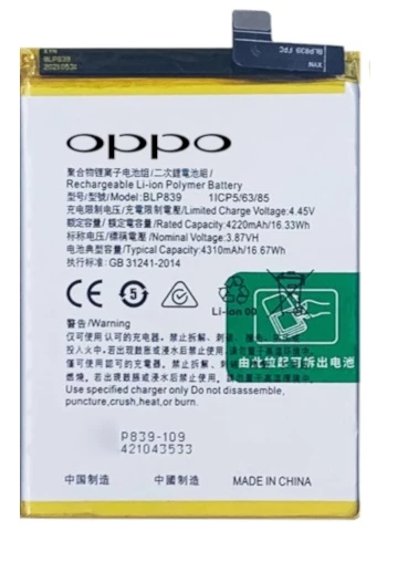 Oppo A94 -5g- Blp839 -Batarya Pil Sıfır Orijinal