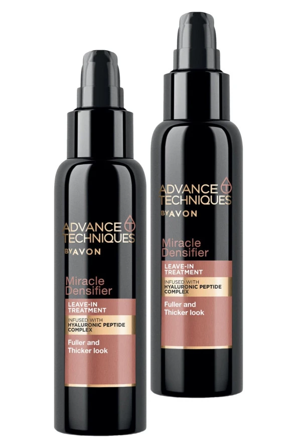 AVON,Advance Techniques Dolgunlaştırıcı Durulanmayan Bakım Saç Kremi 100 Ml. İkili Set