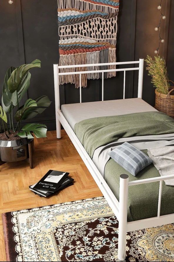 Limni Home Ferforje Metal Karyola Set ( Yatak Dahil ) - 2