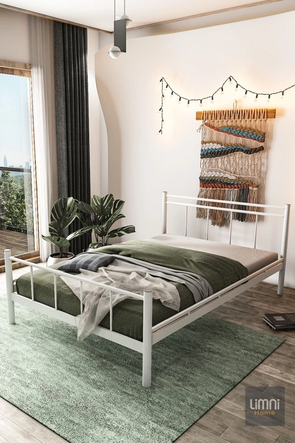 Limni Home Metal Karyola Set Yatak - 2