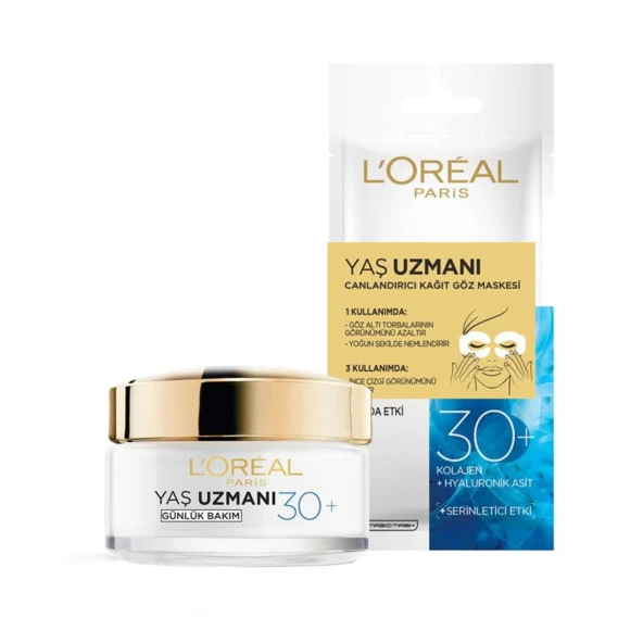 L'Oréal Paris Yaş Uzmanı 30+ İnce Çizgi Görünümünü Azaltan & Cilde Canlı Görünüm Veren, Kırşıklık Karşıtı Krem50ml - 8