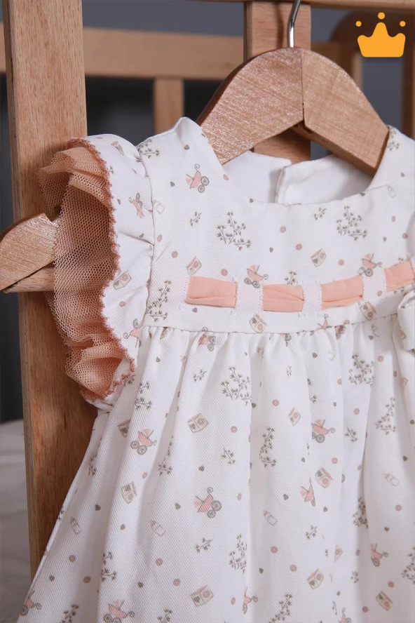 Babydola Kız Bebek Çocuk Elbise Bayramlık Yazlık 15150 - 4
