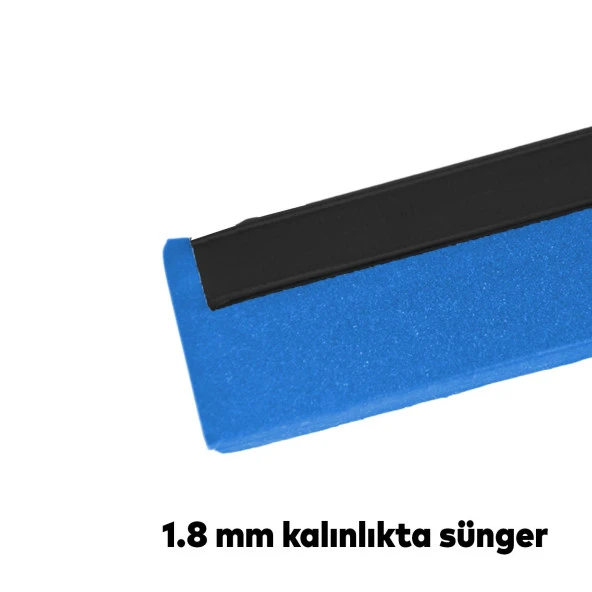 Metal Çekpas Yersil 75 cm Geniş Kalın İşyeri Cam Zemin Yer Temizleme Çekpas Çekçek - 3