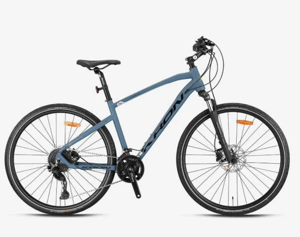 TX 500 - 28'' CITY - 18' - 20 Vites - H.DISC - Mat Gri - Siyah-Gri-Turuncu