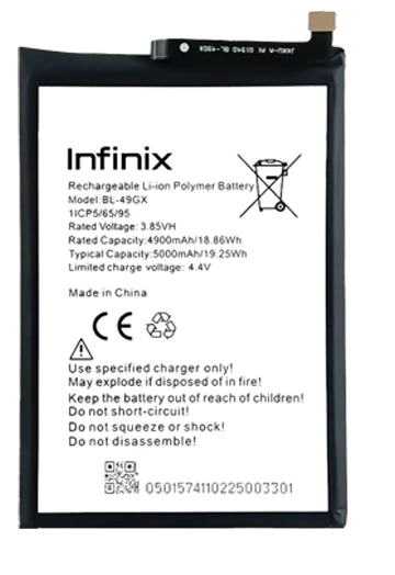 Infinix SMART 5 Batarya Pil Sıfır Orijinal