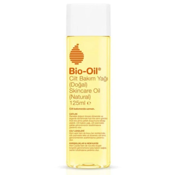 Bio-Oil %100 Natural Çatlak Karşıtı & Nemlendirici Cilt Bakım Yağı 125 ml