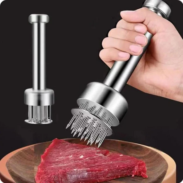 Et Yumuşatıcı Delici 304 Paslanmaz Çelik İğne Tokmak Mutfak Gereci - 7