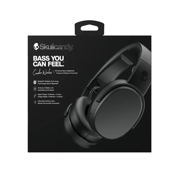 Skullcandy Crusher Bluetooth Kablosuz Kulaküstü Kulaklık Siyah S6crw-K591 - 3