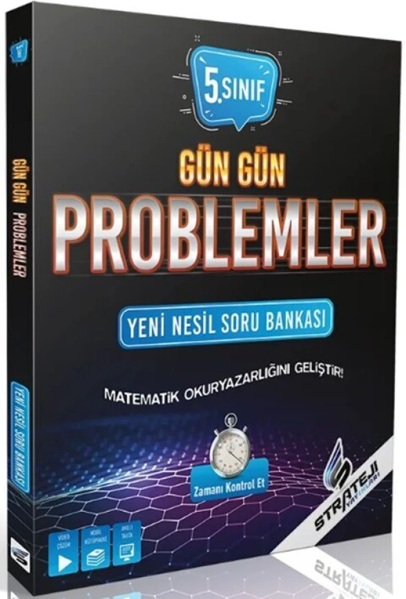 Strateji 5. Sınıf Gün Gün Problemler Soru Bankası Strateji Yayınları